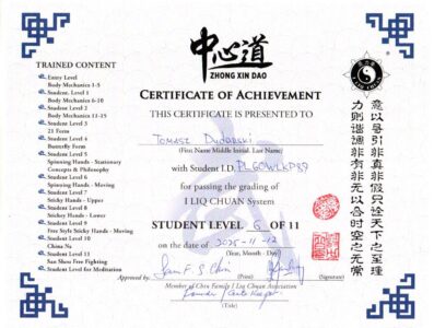 I Liq Chuan student level 6 - Tomasz Dudarski instruktor (web)